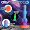 Picture of Space Cock Glow-in-the-Dark Silicone Alien Dildo