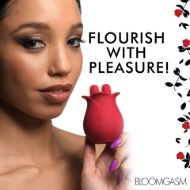 Picture of 10X Fondle Massaging Rose Silicone Clit Stimulators