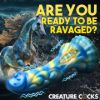 Picture of Sea Stallion Vibrating Silicone Dildo with Remote
