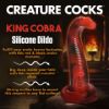 Picture of King Cobra Silicone Dildo