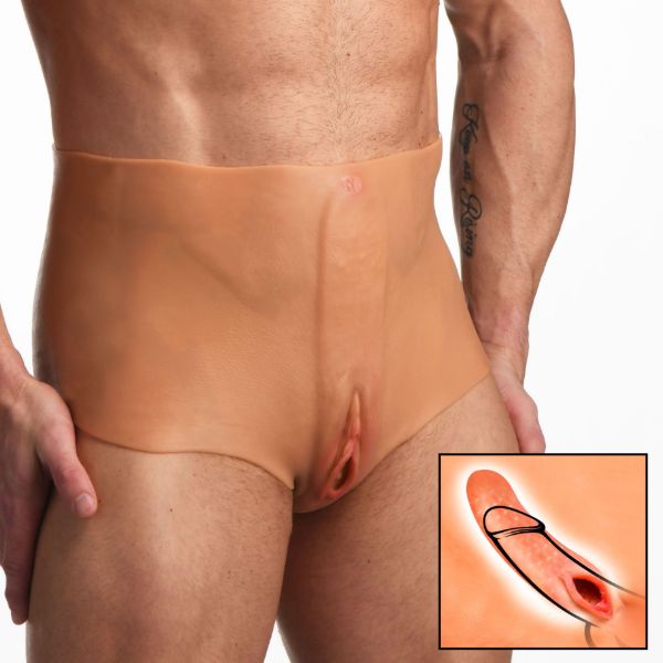 Picture of Pussy Panties Silicone Vagina + Ass Panties - Small