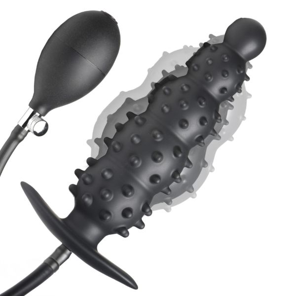 Picture of Ass Puffer Nubbed Inflatable Silicone Anal Plug