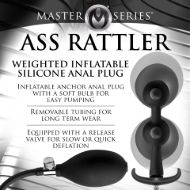Picture of Ass Rattler Weighted Inflatable Silicone Anal Plug