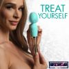 Picture of 10X Turquoise Dual Ended Silicone and Glass Wand