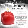 Picture of Flaming Rose Drip Candle