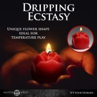 Picture of Flaming Rose Drip Candle