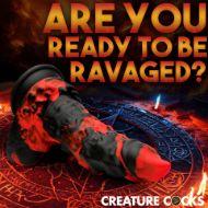 Picture of Fire Demon Monster Silicone Dildo