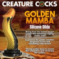 Picture of Golden Mamba Silicone Dildo
