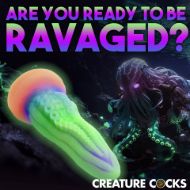 Picture of Tenta-Cock Glow-in-the-Dark Silicone Dildo