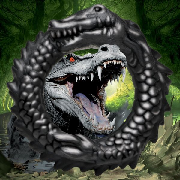 Picture of Black Caiman Silicone Cock Ring