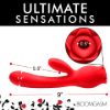 Picture of Blooming Bunny Sucking and Thrusting Silicone Rabbit Vibrator