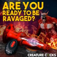 Picture of Hell Wolf Thrusting and Vibrating Silicone Dildo