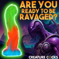 Picture of Tenta-Glow Glow-In-The-Dark Silicone Dildo