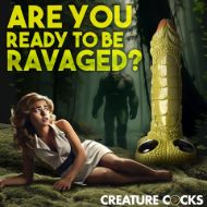 Picture of Scaly Swamp Monster 3 Foot Giant Dildo