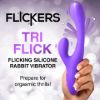 Picture of Tri Flick Silicone Flicking Rabbit Vibrator