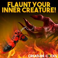 Picture of Fire Demon Mini Dildo Key Chain
