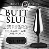Picture of Butt Slut Metal & Silicone Butt Plug