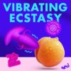 Picture of Rotating and Vibrating Silicone Butt Plug - Purple