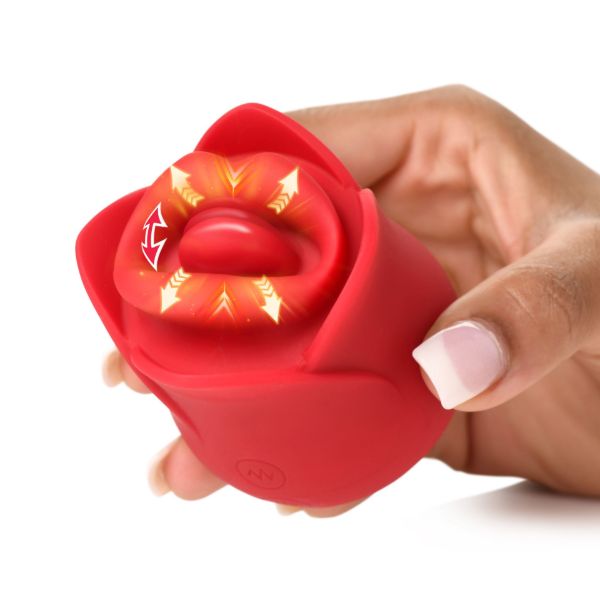 Picture of Sweet Kiss Kissing and Vibrating Clitoral Stimulator - Red