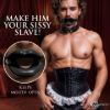 Picture of Juicy Lips Silicone Open Mouth Gag - Black