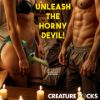 Picture of Horny Devil Strap-on Harness - Green