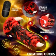 Picture of Red Talon Vibrating Silicone Dildo