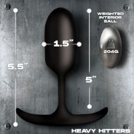 Picture of Vibrating Weighted Silicone Anal Plug