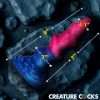 Picture of Deluxe Lord Kraken Vibrating Glow-in-the-Dark Silicone Dildo