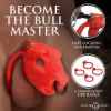 Picture of Bull Chastity Cage - Red