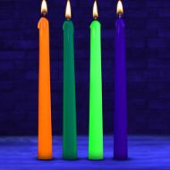 Picture of Glow Wax UV Blacklight Reactive Drip Candles Set of 4