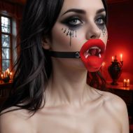 Picture of Vampire Vibrating Mouth Gag