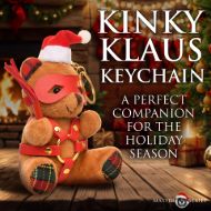 Picture of Holiday Bondage Bear Keychain - Brown