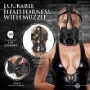 Picture of Lockable Head Harness with Muzzle