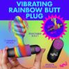 Picture of Vibrating Rainbow Butt Plug