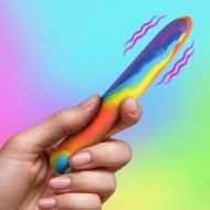 Picture of Rainbow Silicone Vibrator