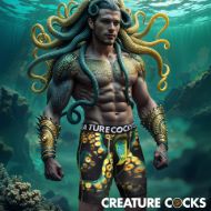Picture of Creature Wear Monstropus Tentacled Monster Boxer Shorts - X-Large