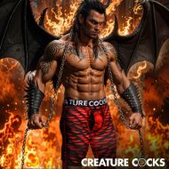 Picture of Creature Wear Horny Devil Demon Boxer Shorts - Medium