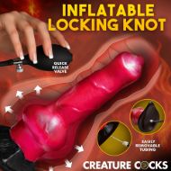 Picture of Hell Hound Inflatable Silicone Dildo