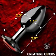Picture of Sinister Eye Red Eye Metal Butt Plug - Small
