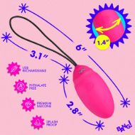 Picture of Vibrating Silicone Egg with Digital Remote