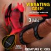 Picture of Dragon Flight Vibrating Silicone Cock Ring