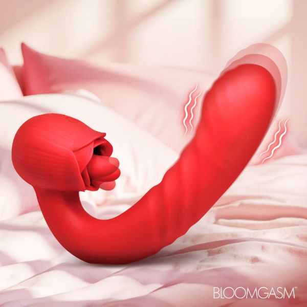 Picture of Boom Bloom Thrusting & Licking Rose Vibrator