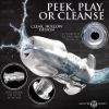 Picture of Dicked Clear Hollow Anal Plug - Large