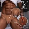 Picture of Pussy Strap Silicone Vagina Jockstrap - Dark