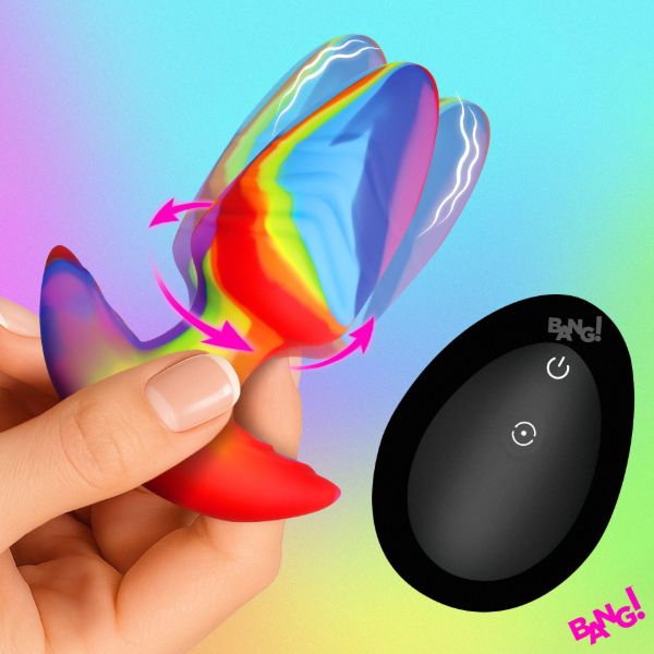 Picture of Rotating and Vibrating Silicone Butt Plug
