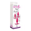 Picture of Rump Rockers 3 Piece Silicone Anal Plug Set - Pink