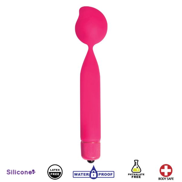Picture of Single Vibrating Silicone Kegel Weight - Magenta