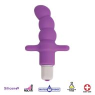 Picture of Desire Silicone Vibrating Anal Probe- Purple