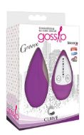 Picture of Groove Smooth Silicone Remote Vibe- Purple