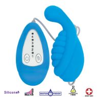 Picture of Whirl 4x Silicone Remote Vibe - Blue